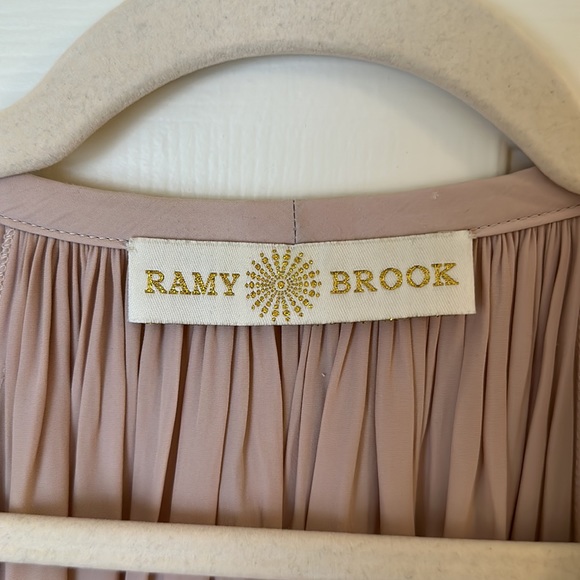 Ramy Brook Paris Long Sleeve Top, Blush - Picture 2 of 3